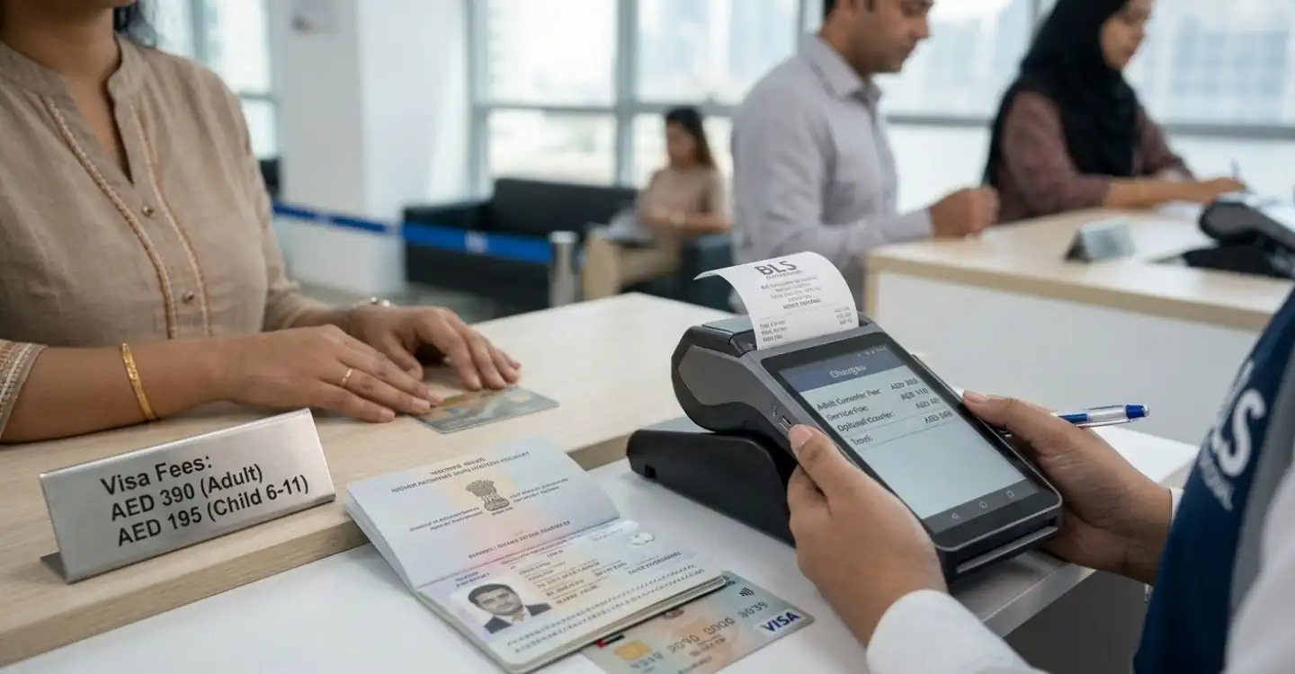 Schengen visa fees from Dubai