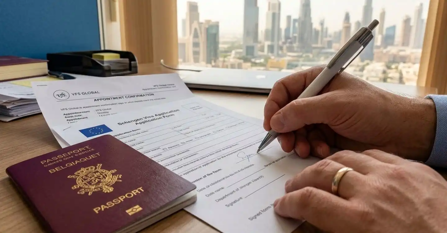 Belgium Schengen visa from Dubai